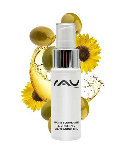 RAU Pure Squalane & Vitamine E Anti-Aging Olie 50 ml – hydraterende gezichtsolie