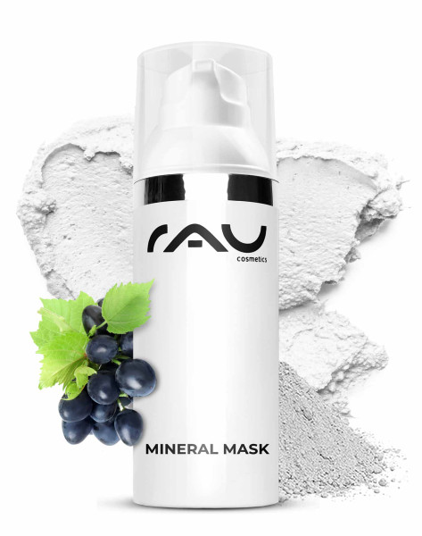 RAU Mineral Mask 50 ml - Gezichtsmasker voor onzuivere met Rügener Krijt, zink & salvia