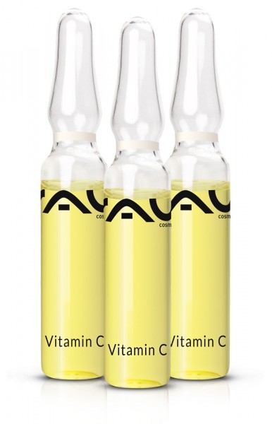 RAU Vitamine C ampullen 3 stuks x 2 ml - voor ieder huidtype beschermt  tegen schadelijke milieuinvloeden