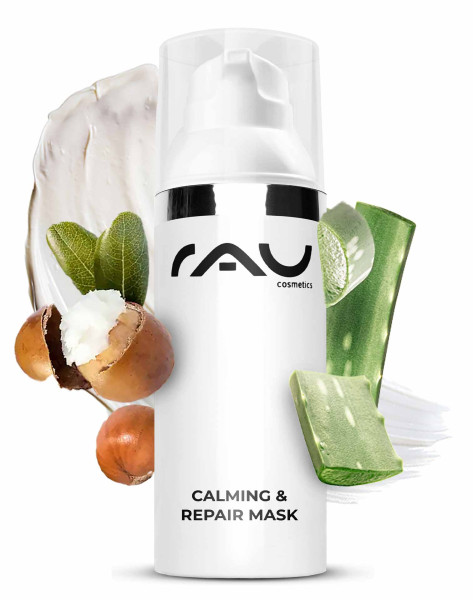 RAU Calming & Repair Mask - voor droge en gevoelige huid - 50 ml