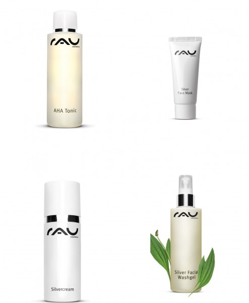 Anti-onzuiverheden set, Silver Facial, AHA Tonic, Silvercream, Silver Mask
