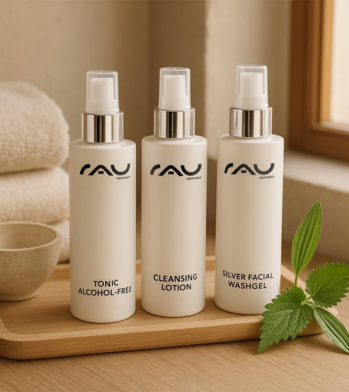 RAU Cosmetics gezichtsreiniging gezichtsreiniger gezicht reinigen kopen zilver washgel tonic
