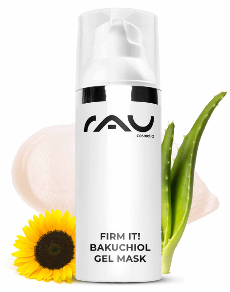 RAU firm it! Bakuchiol Gel Mask 50 ml - verfrissend anti-aging gelmasker