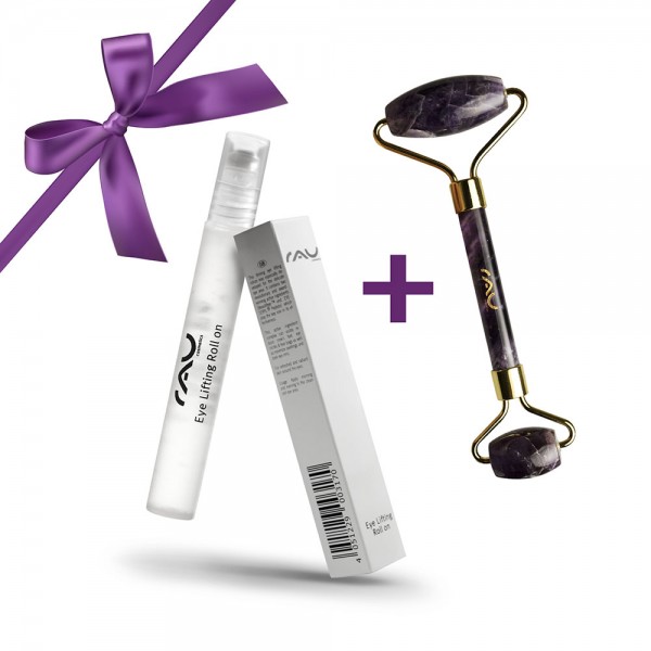 Geschenkdoos Eye Lifting Roll on en Amethyst roller