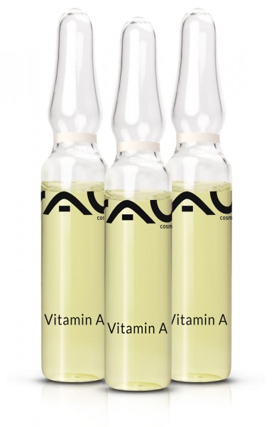 RAU Vitamine A ampullen 3 stuks x 2 ml - werkstofcomplex van melkproteïnen, ceramide, panthenol