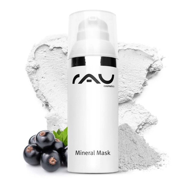 RAU Mineral Mask 50 ml - Gezichtsmasker voor onzuivere met Rügener Krijt, zink & salvia