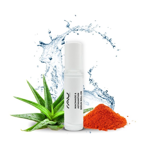 RAU Niacinamide & Astaxanthin Serum Roll-On 10 ml