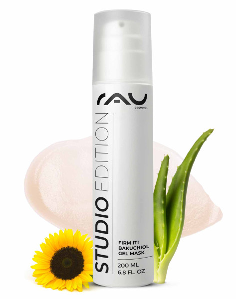RAU firm it! Bakuchiol Gel Mask 200 ml STUDIO Edition  - verfrissend anti-aging gelmasker