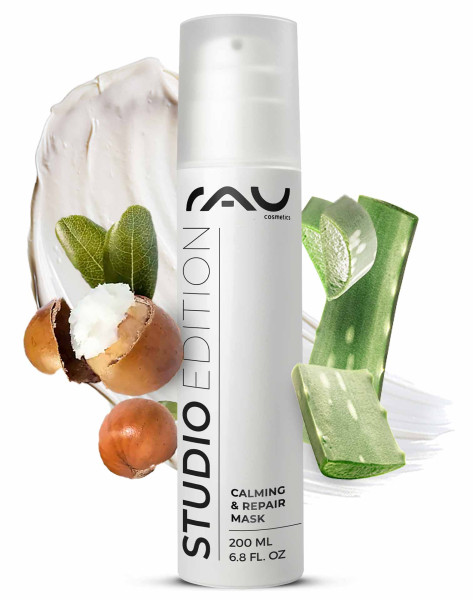 RAU Calming & Repair Mask 200 ml Studio Edition voor schoonheidssalon - kalmerend masker voor droge huid