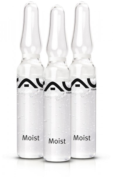 RAU Moist Ampullen 3 stuks x 2 ml met hyaluronzuur, hydrolite®, allantoïne, sorbitol