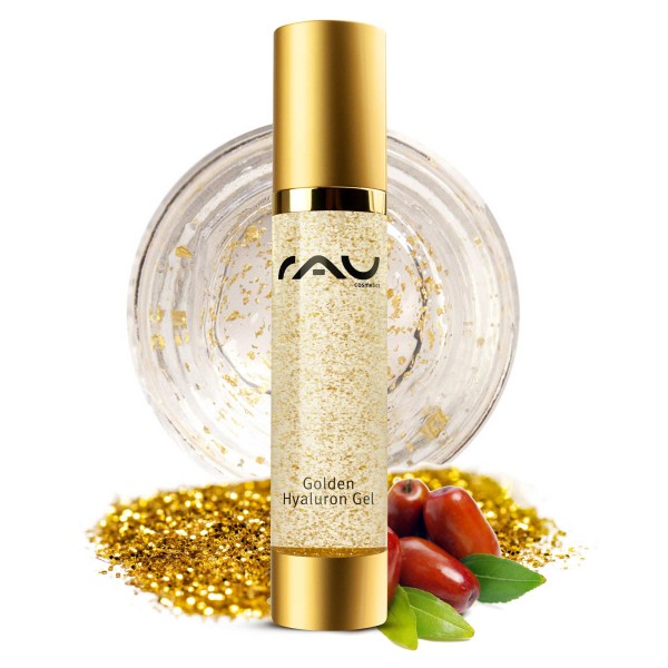 RAU Golden Hyaluron Gel 50 ml - luxueuze huidverzorging met 23 karaat goud, jujube, hyaluronzuur