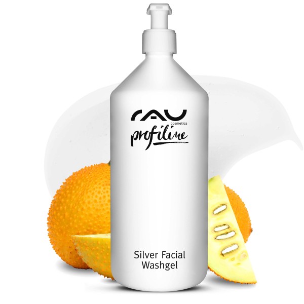 RAU Silver Facial Washgel PROFILINE 1000 ml - Salonverpakking met microzilver