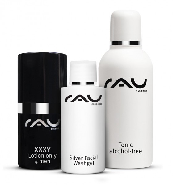 RAU geschenkset mannen - met XXXY Lotion, Washgel en Tonic