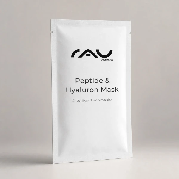 RAU Peptide & Hyaluron Mask – 2-delig vliesmasker met peptide-complex