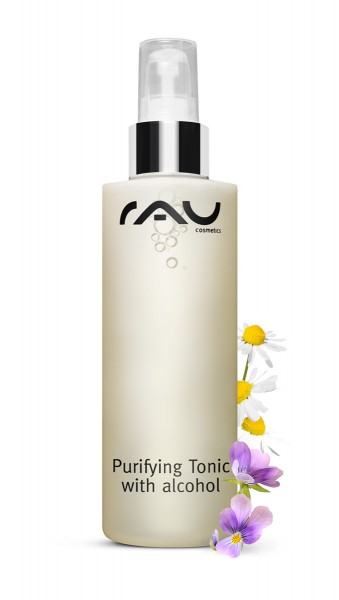 RAU Purifying Tonic with alcohol 200 ml - ontstekingsremmend gezichtswater/tonic voor onzuivere huid