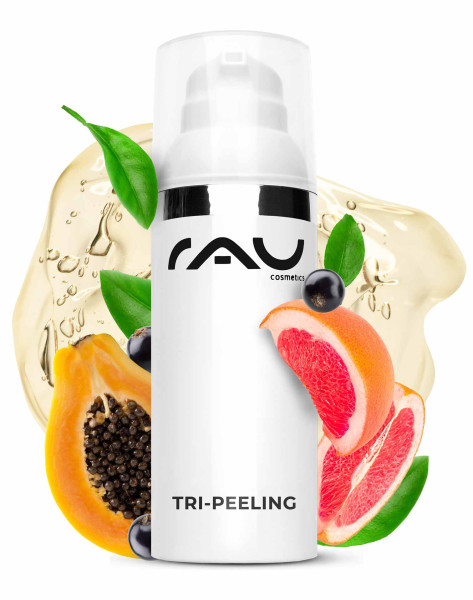 RAU Tri-Peeling - 50 ml - Enzym- en fruitzuurpeeling met papaya en witte thee